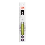 prym.ergonomics Crochet hook for wool 17 cm - 6 mm - lemon