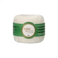 Anchor Mercer Crochet 20 - 0002 blanc doux - 20g