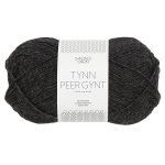 Sandnes Tynn Peer Gynt 50g - Coloris 1099 noir - Promotion