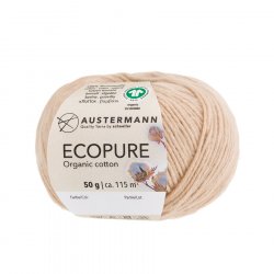 Austermann Ecopure (GOTS) 50g - 08 sand - Sonderangebot