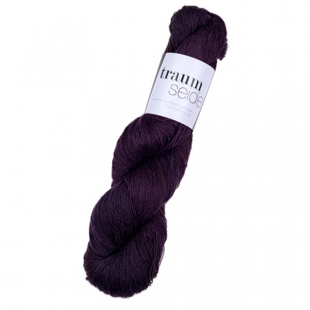 Atelier Zitron Traumseide handgefärbt 100g - 144 Forrest (aubergine dunkel)