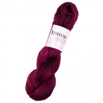 Atelier Zitron Traumseide hand dyed 100g - 145 Fog (berry dark)