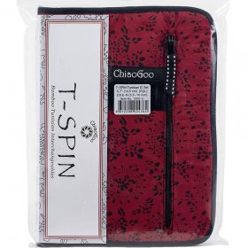 ChiaoGoo Set - T-SPIN BAMBOO - Crochets Tunisien Interchangeables