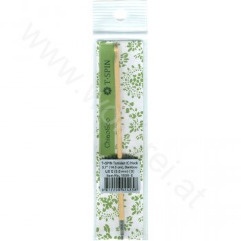 ChiaoGoo T-SPIN BAMBOO - Tunisian Crochet Hook interchangeable - 3,5 mm