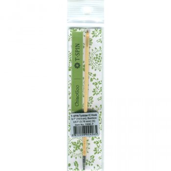 ChiaoGoo T-SPIN BAMBOO - Tunisian Crochet Hook interchangeable - 3,75 mm