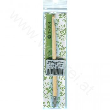 ChiaoGoo T-SPIN BAMBOO - Tunisian Crochet Hook interchangeable - 5,5 mm