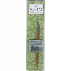 ChiaoGoo SPIN BAMBOO PATINA Pointes COURTES 10 cm - SMALL - 2,75 mm