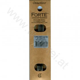 ChiaoGoo FORTÉ (SS/CF) Pointes 13 cm - LARGE - 6,5 mm