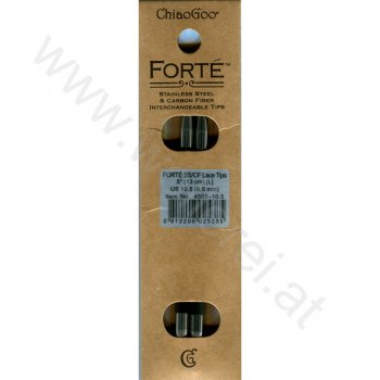 ChiaoGoo FORTÉ (SS/CF) Needle Tips 13 cm - LARGE - 6,5 mm