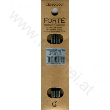 ChiaoGoo FORTÉ (SS/CF) Needle Tips 13 cm - LARGE - 7 mm