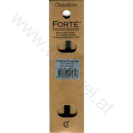 ChiaoGoo FORTÉ (SS/CF) Nadelspitzen 13 cm - SMALL - 3,5 mm