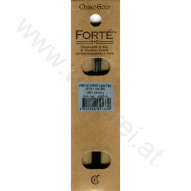 ChiaoGoo FORTÉ (SS/CF) Needle Tips 13 cm - SMALL - 4 mm