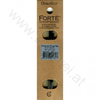 ChiaoGoo FORTÉ (SS/CF) Needle Tips 13 cm - SMALL - 4,5 mm