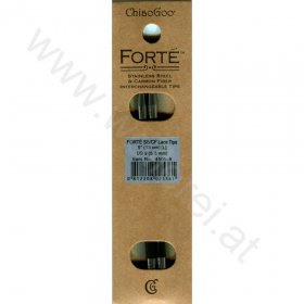 ChiaoGoo FORTÉ (SS/CF) Pointes 13 cm - LARGE - 5,5 mm
