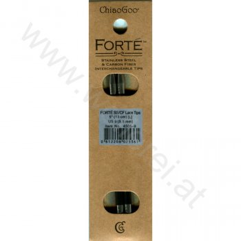 ChiaoGoo FORTÉ (SS/CF) Needle Tips 13 cm - LARGE - 5,5 mm