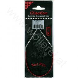 ChiaoGoo KNIT RED Aiguille Circulaire Fixe - 30 cm - 4,5 mm