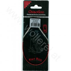 ChiaoGoo KNIT RED Aiguille Circulaire Fixe - 30 cm - 5 mm