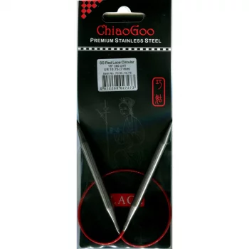 ChiaoGoo RED LACE Fixed Circular Needle - 40 cm - 7 mm