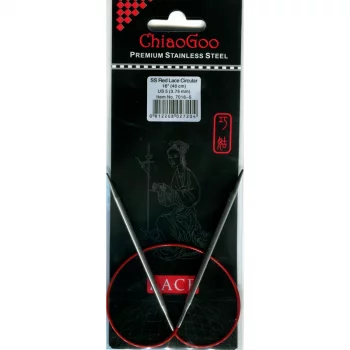 ChiaoGoo RED LACE Fixed Circular Needle - 40 cm - 3,75 mm