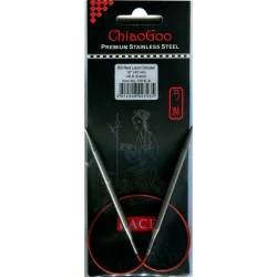 ChiaoGoo RED LACE Aiguille Circulaire Fixe - 40 cm - 5 mm