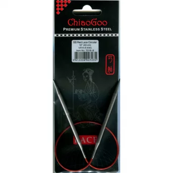 ChiaoGoo RED LACE Fixed Circular Needle - 40 cm - 5 mm