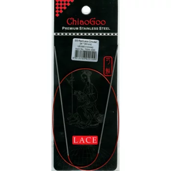 ChiaoGoo RED LACE Fixe Rundstricknadel - 60 cm - 1,5 mm