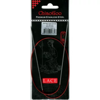 ChiaoGoo RED LACE Fixed Circular Needle - 60 cm - 2 mm