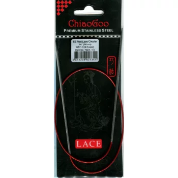 ChiaoGoo RED LACE Fixed Circular Needle - 60 cm - 2,5 mm