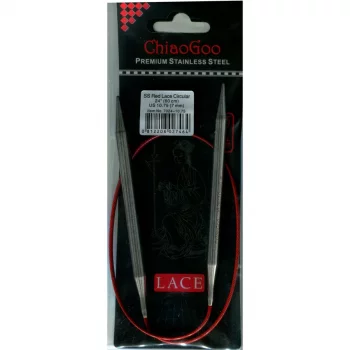 ChiaoGoo RED LACE Fixed Circular Needle - 60 cm - 7 mm