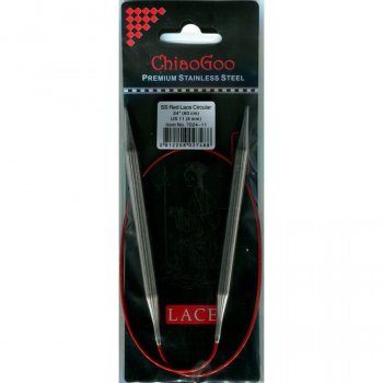 ChiaoGoo RED LACE Fixed Circular Needle - 60 cm - 8 mm