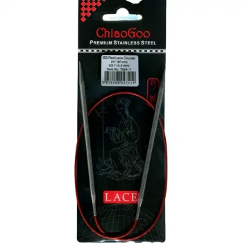 ChiaoGoo RED LACE Fixed Circular Needle - 60 cm - 4,5 mm