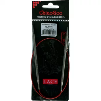 ChiaoGoo RED LACE Fixed Circular Needle - 60 cm - 5 mm