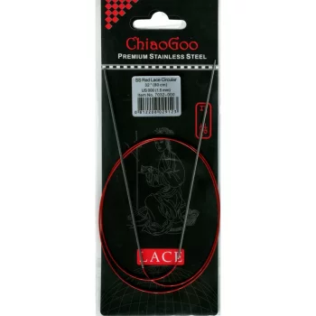 ChiaoGoo RED LACE Fixed Circular Needle - 80 cm - 1,5 mm