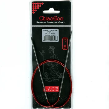 ChiaoGoo RED LACE Fixe Rundstricknadel - 80 cm - 2,75 mm