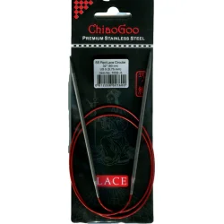 ChiaoGoo RED LACE Fixe Rundstricknadel - 80 cm - 3,75 mm