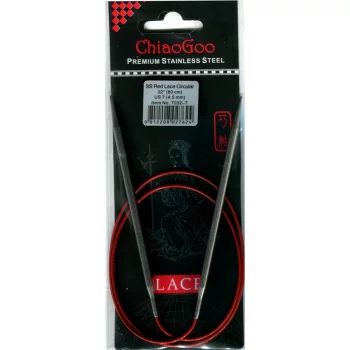 ChiaoGoo RED LACE Fixed Circular Needle - 80 cm - 4,5 mm