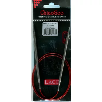 ChiaoGoo RED LACE Fixed Circular Needle - 80 cm - 5 mm