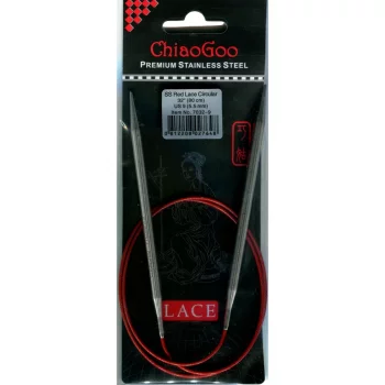 ChiaoGoo RED LACE Fixe Rundstricknadel - 80 cm - 5,5 mm