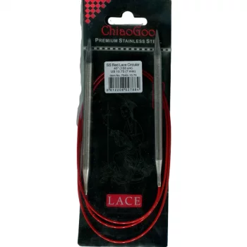 ChiaoGoo RED LACE Fixed Circular Needle - 100 cm - 7 mm