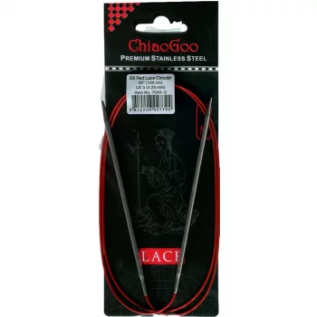 ChiaoGoo RED LACE Fixed Circular Needle - 100 cm - 3,25 mm