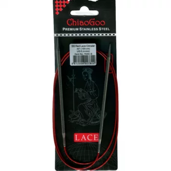ChiaoGoo RED LACE Fixed Circular Needle - 100 cm - 4 mm