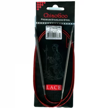 ChiaoGoo RED LACE Fixed Circular Needle - 100 cm - 4,5 mm