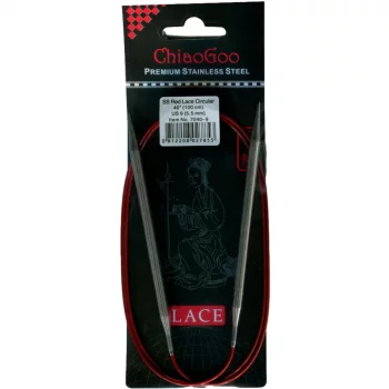 ChiaoGoo RED LACE Fixed Circular Needle - 100 cm - 5,5 mm