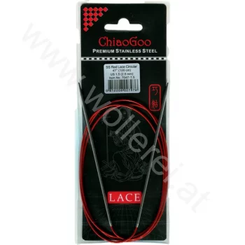 ChiaoGoo RED LACE Fixed Circular Needle - 120 cm - 2,5 mm