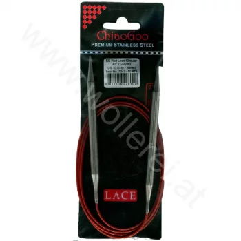 ChiaoGoo RED LACE Fixed Circular Needle - 120 cm - 7,5 mm