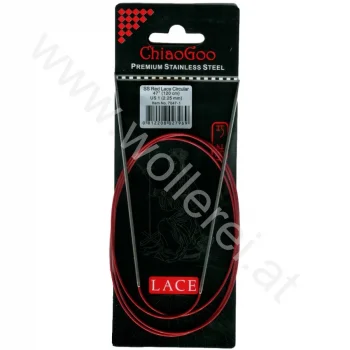 ChiaoGoo RED LACE Aiguille Circulaire Fixe - 120 cm - 2,25 mm