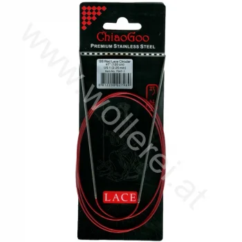 ChiaoGoo RED LACE Fixe Rundstricknadel - 120 cm - 2,25 mm