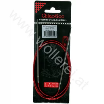 ChiaoGoo RED LACE Fixe Rundstricknadel - 120 cm - 3,25 mm