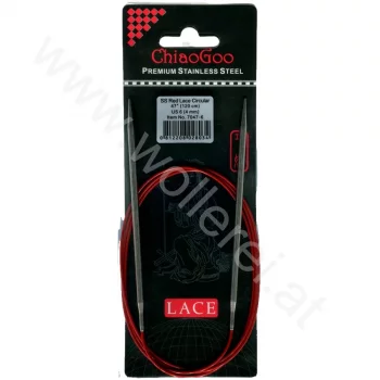 ChiaoGoo RED LACE Fixed Circular Needle - 120 cm - 4 mm