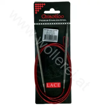 ChiaoGoo RED LACE Aiguille Circulaire Fixe - 120 cm - 4,5 mm
